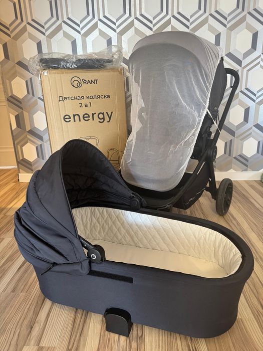 Коляска прогулочная 2 в 1 с люлькой