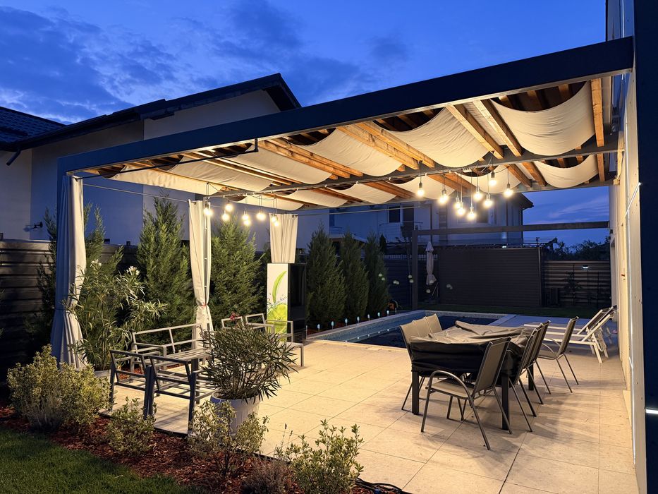 VILĂ MODERNĂ DE VÂNZARE – OTOPENI | 6 Camere | 226 MP utili | Piscina | Panouri Fotovoltaice | Direct Proprietar