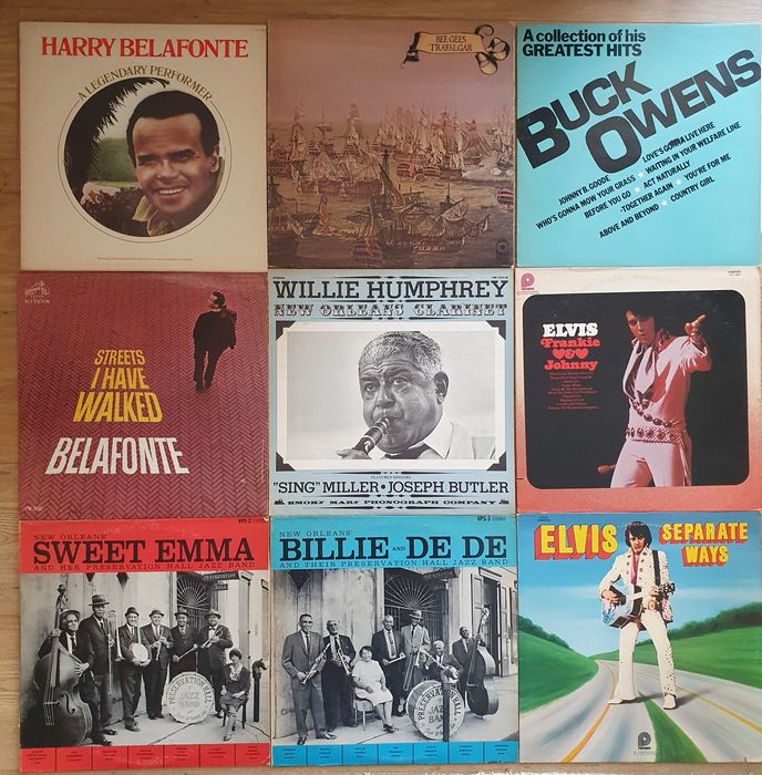 Discuri Vinil Harry Belafonte Louie Prima Louis Armstrong Beatles Enya