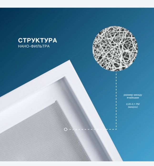 Нано сетки москитные сетки от пыли, дыма, вредных частиц nano fiber