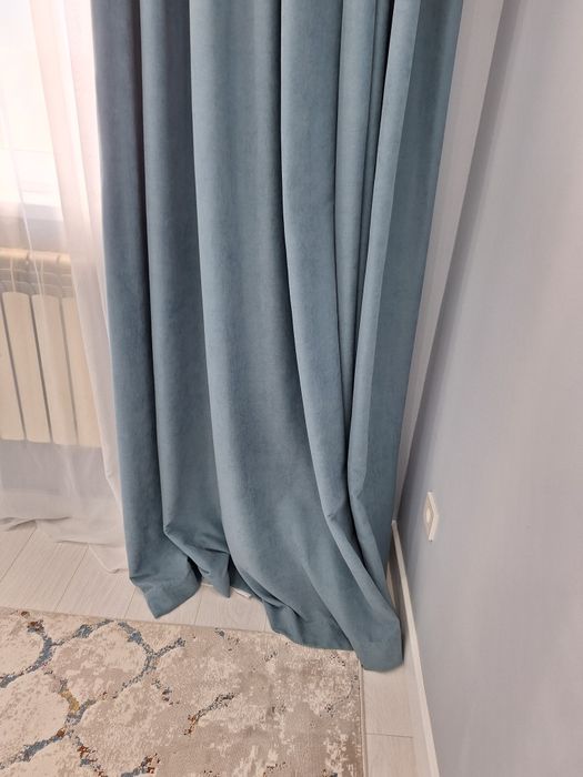 2шт шторы сатылады тюльмен бырге