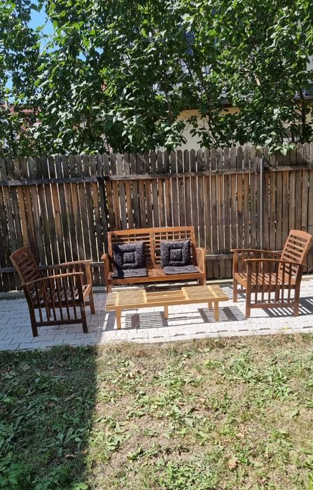 Set Mobilier terasa - gradina din lemn masiv