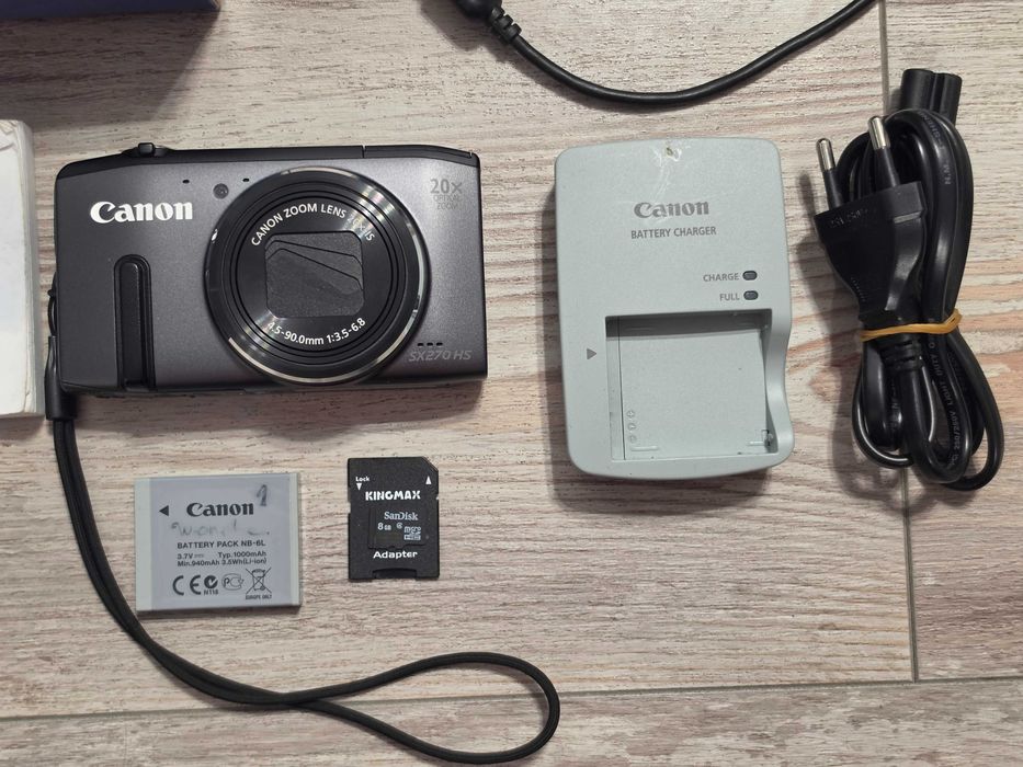 Aparat foto digital compact Canon Powershot SX270 12MP 20x Zoom