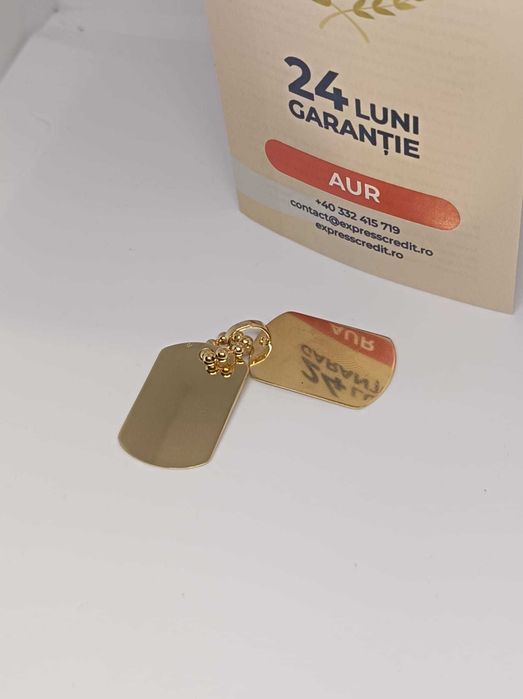 Medalion Aur 14K 8.10g (Ag4 Dacia B.52270) Garantie 2 ani