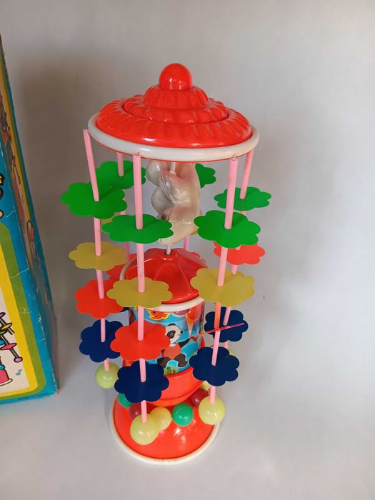 Gyral Umbrela Clockwork PS316, Jucarie veche de colectie Chinezeasca