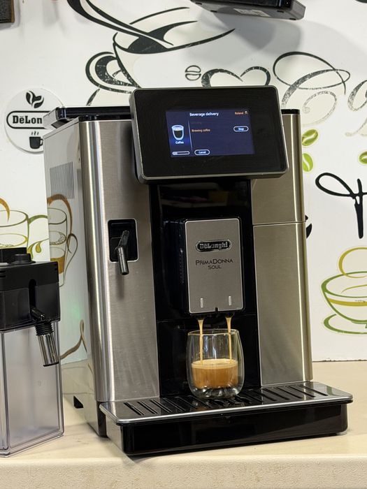 Кафемашина кафе автомат delonghi Primadonna SOUL с гаранция