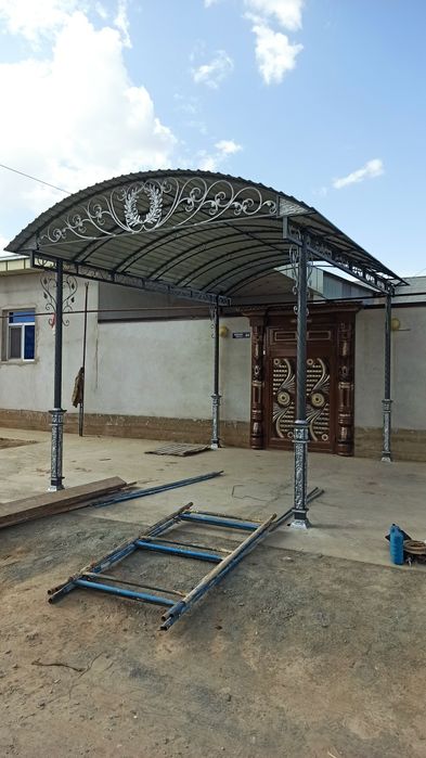 Темир даруаза есик рещотка огрождение лестница перила навес