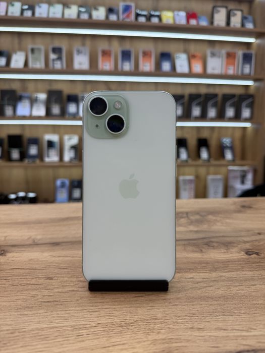 ‼️ iPhone 15 Green 128Gb - Sanatate baterie 90% - Garantie 12 luni