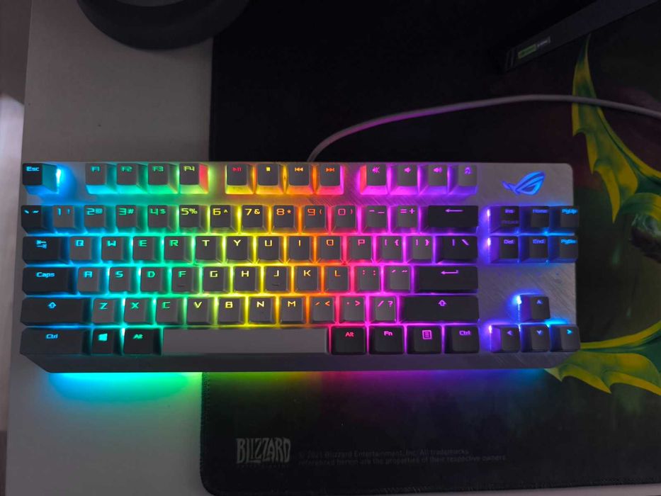 ASUS ROG Strix Scope NX TKL Moonlight White NX RED