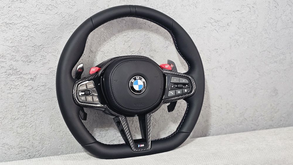 Volan Sport Tesit  M Bmw G30 G31 Carbon, Padele Piele Nappa Premium