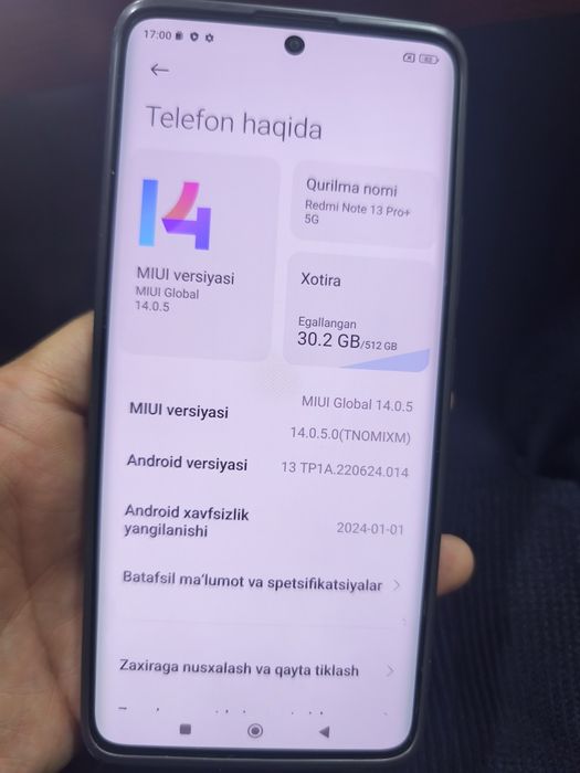 Redmi note 13 pro plus 5g