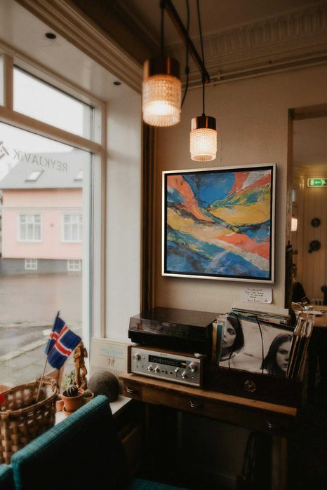 Серия големи абсрактни авторски картини  за дома и офиса