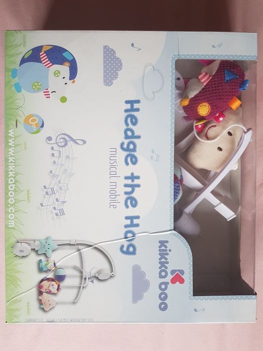 Музикална въртележка за кошара Kikka Boo - Таралеж