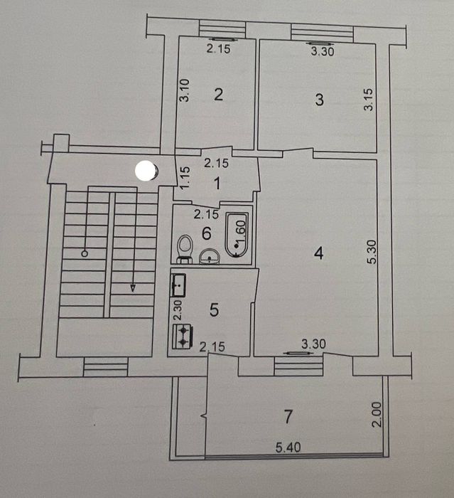 Продам квартиру Буюк ипак йули 3/3/5 56м2