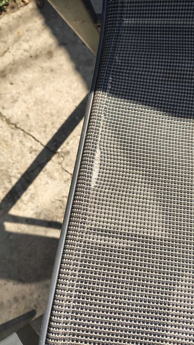 Set 2 scaune de gradina GoodHome Janeiro, gri, cadru aluminiu+textil, stivuibile