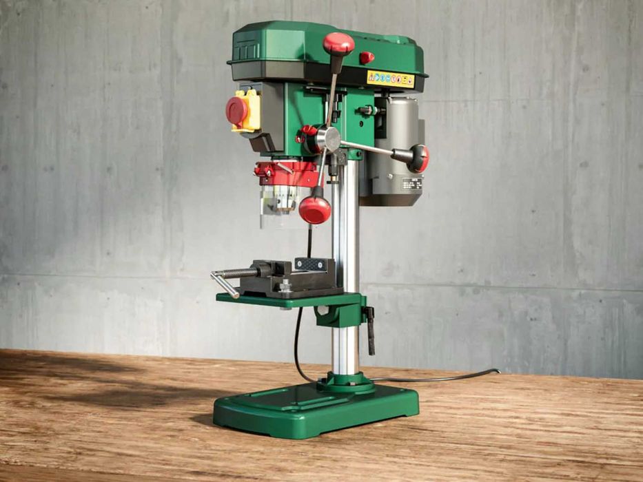 НОВА Настолна Бормашина Parkside 400W стационарна с менгеме