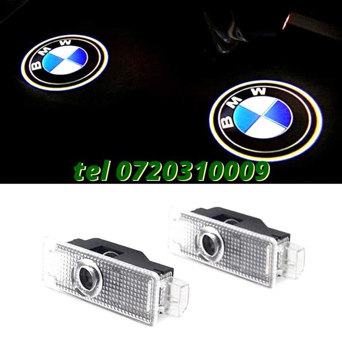 Lampi Portiera Cu Logo Bmw  Led Laser Set 2 Buc