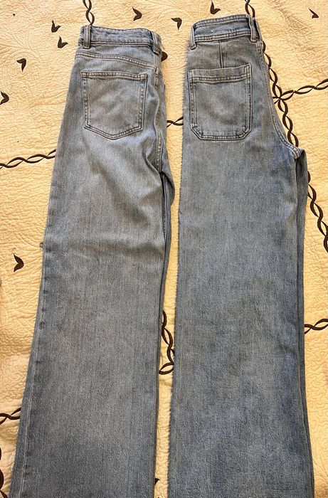 2 бушных джинсов