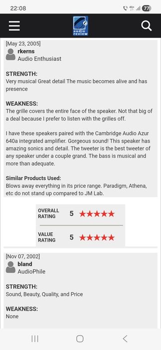 Focal Chorus 710 boxe de podea