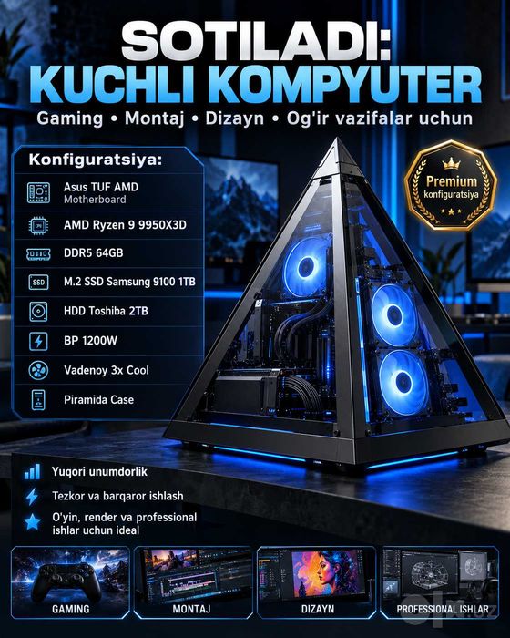 Sotiladi  kuchli premium kompyuter