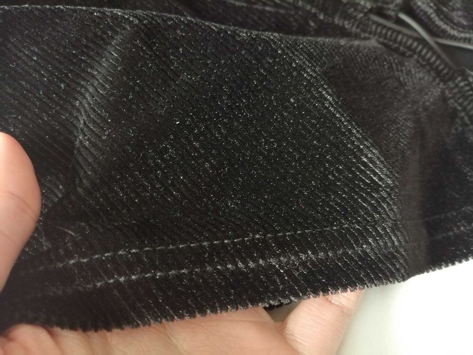 Кадифен топ с връзки р-р S/M