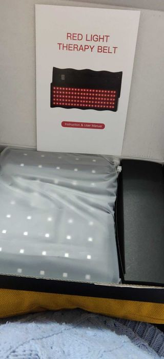 Масажен колан с червена светлина, 660nm и 850nm, 5 режима и 5 нива