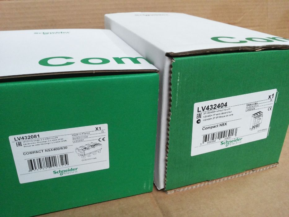 Автоматичен прекъсвач Schneider Compact 3P NSX400H с защита