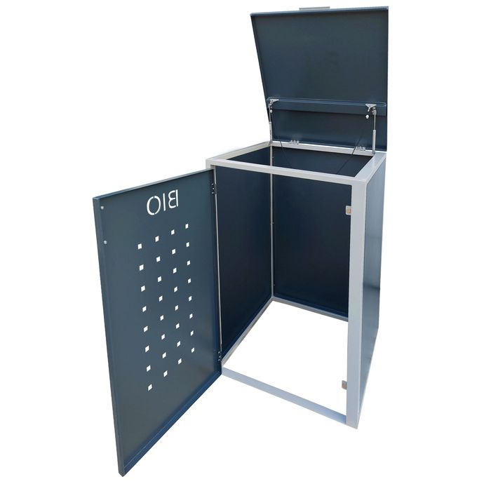 Ящик для мусорного ведра из металла (Mültonnenbox)