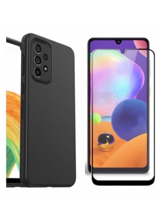 Samsung A32/A52/A72/A26/A36 Husa Silicon + Folie Sticla Hard Glass 6D