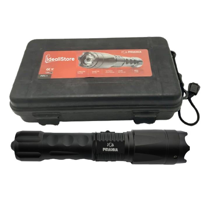 Electrosoc IdeallStore®, Piranha Attack, lanterna, full metal, 3800 KW