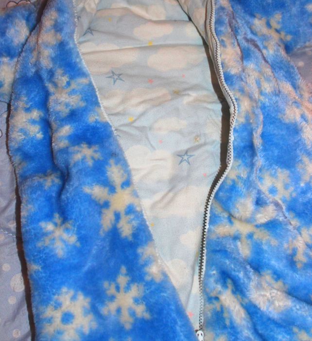 Комбинезон конверт меховой