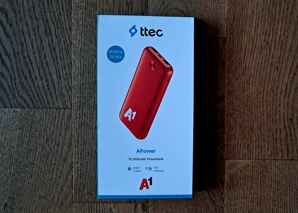 Външна батерия Powerbank APower 10000 mAh