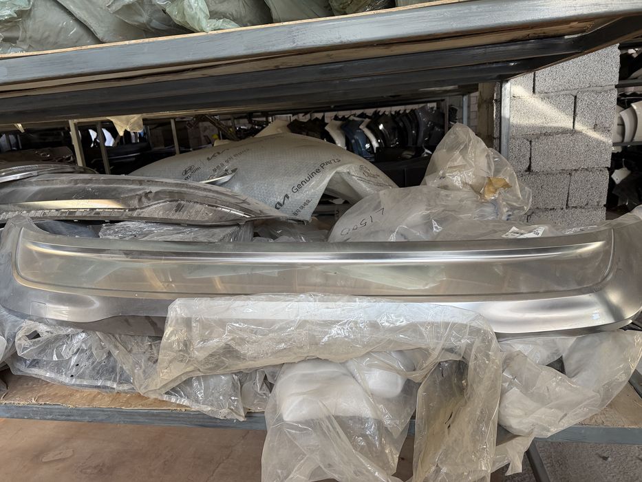 Хром на бампер задний сантафе