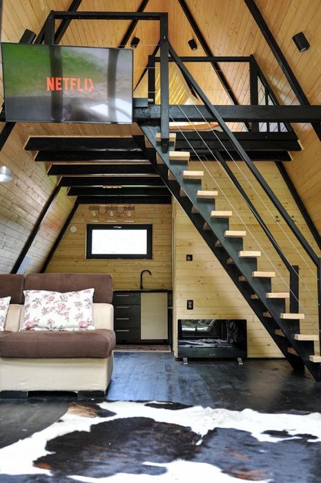 Cabana A-Frame | Ciubar + Sauna | Pet Friendly | Privata | 2–6 pers