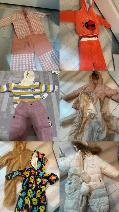 Вещи для девочек 80 90см