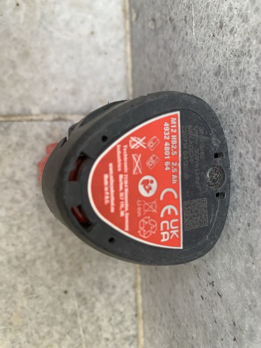 Milwaukee M12 HB2.5 2.5 Ah /Red LITHIUM/батерия