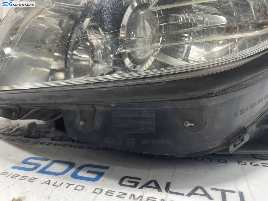 Far Stanga cu Lupa FARA Xenon Mercedes Clasa C Class W204 NFL Non Facelift 2007 - 2010 Cod A2048208561 030123460300 [L4736]