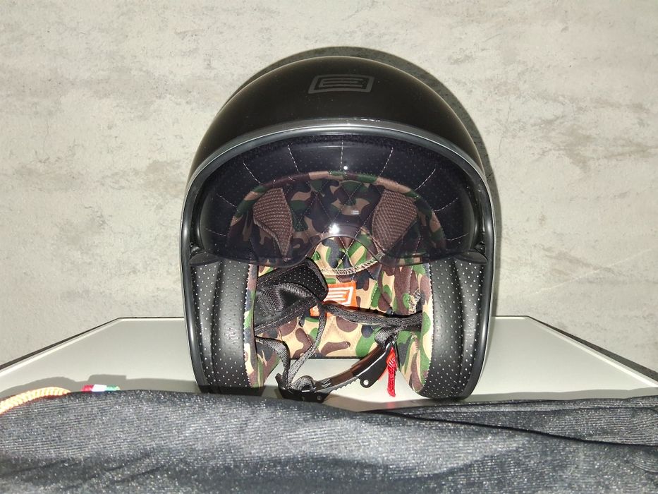 Cască Moto Open-Face Origine Sprint Matt Black Camo – Mărimea M – NOUĂ în cutie.