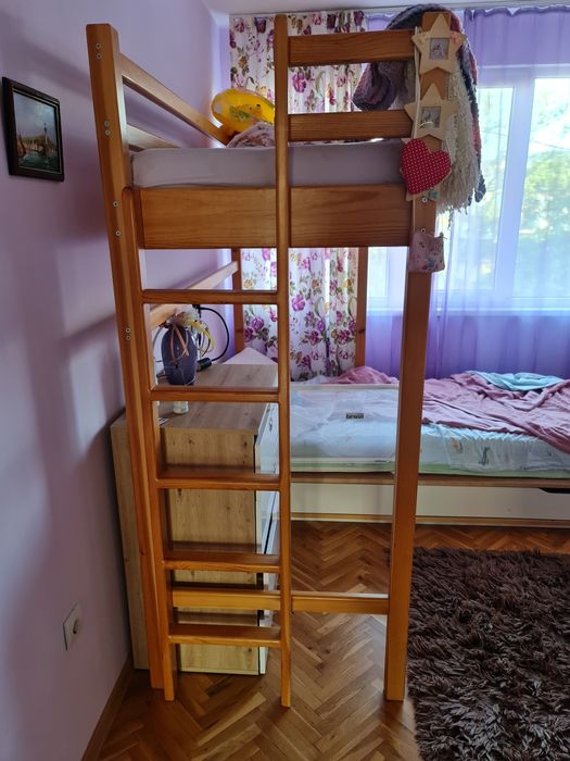 Легло, ПРОМО, масив, едноетажно,като НОВО+ матрака