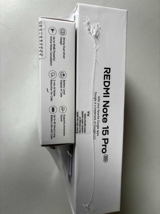 Xiaomi Redmi Note 15 Pro+ 5G 256GB Titan в комплект с Redmi Buds 6