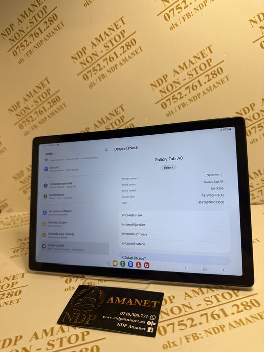NDP Amanet Braila Samsung Tab A8(61310)