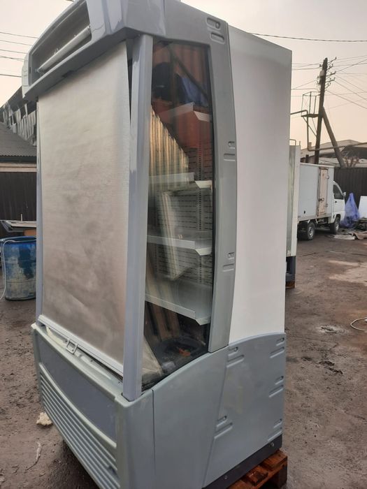 Холодильник горка со шторкой