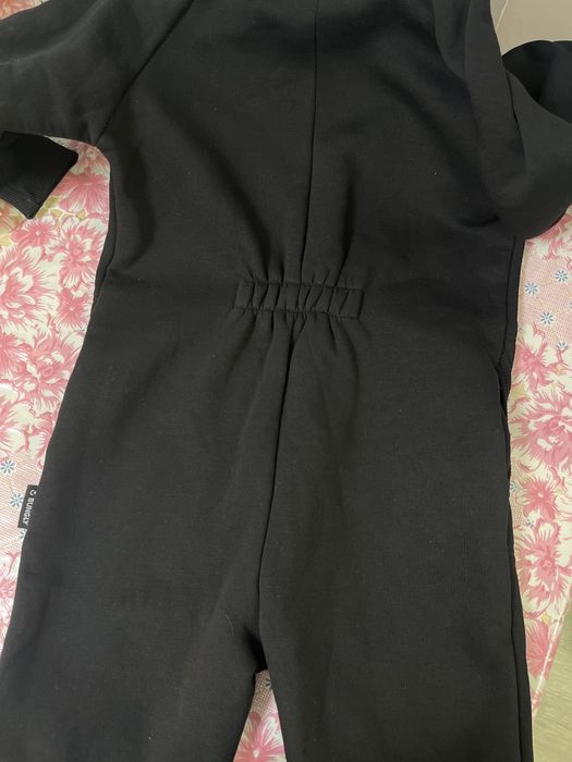 Комбинезон с карманами детский "уголь" утепленный