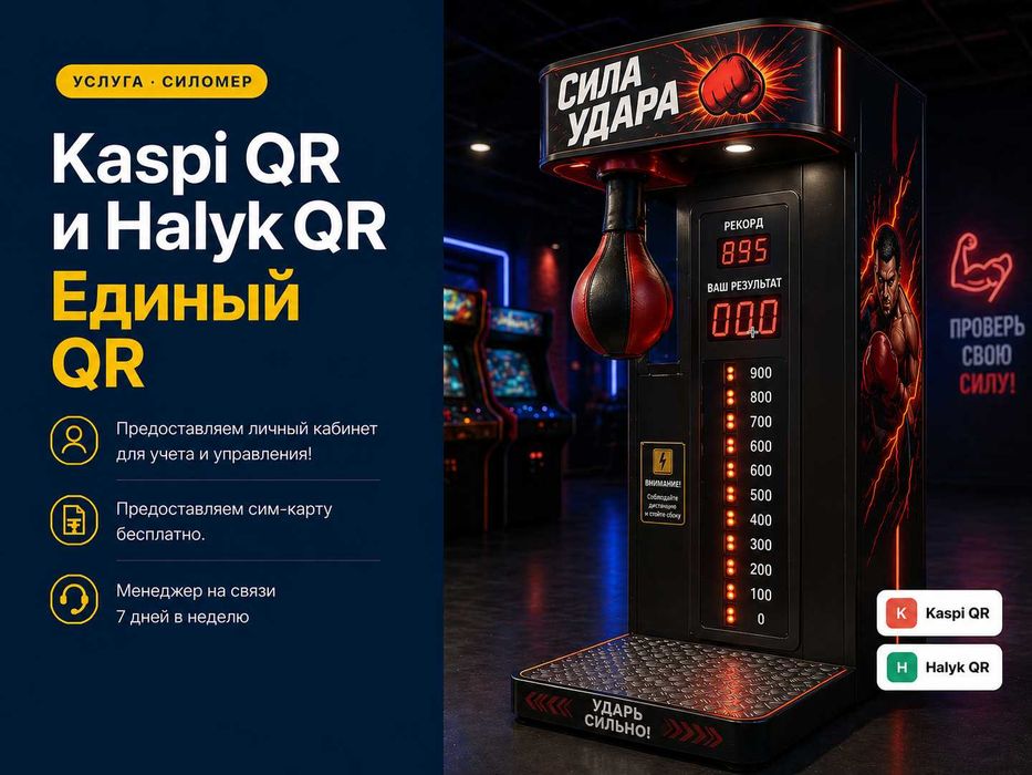 Kaspi QR для силомеров и других аппаратов