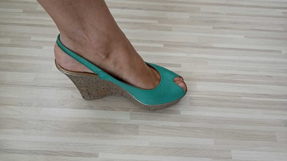 Lot 4 perechi sandale dama cu platforma – pret mic