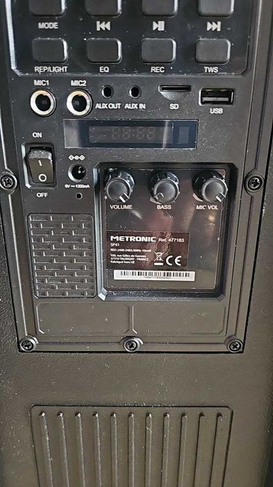 Metronic 477183 преносима високомощна високоговорителна система