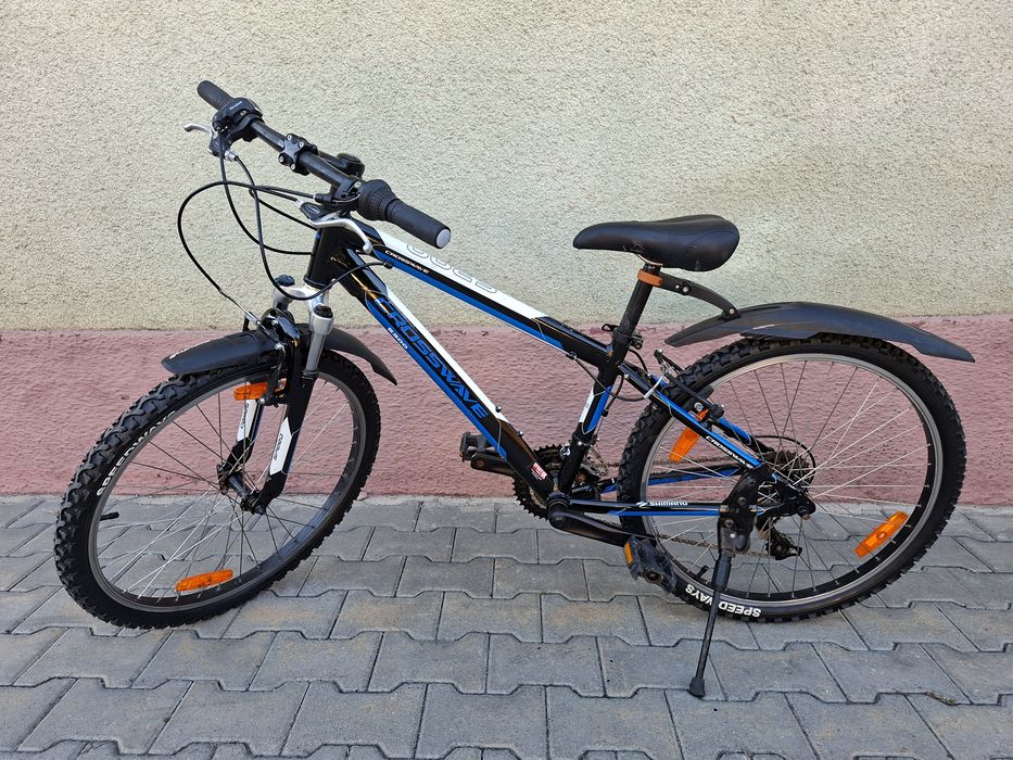 Bicicleta Crosswave aluminiu 21 viteze, roti 24