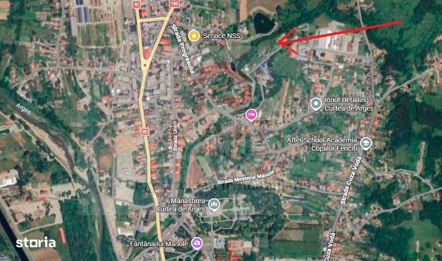 Teren intravilan de vânzare 650 mp Curtea de Argeș Central