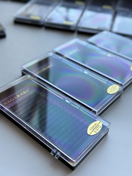 Палетки ресниц, разные длины и изгибы