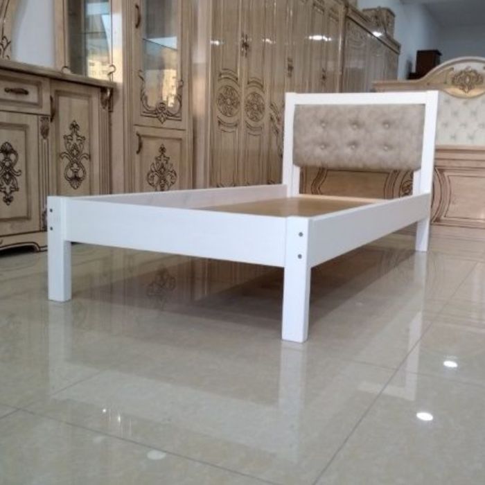 Кровати из Цельного Дерева Односпальные, Готовые и на Заказ.